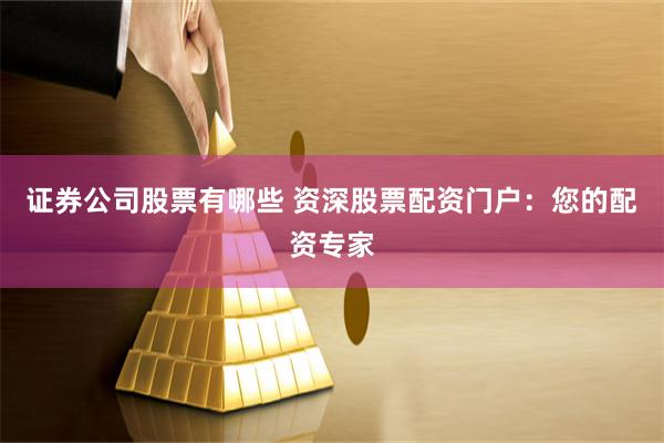 证券公司股票有哪些 资深股票配资门户：您的配资专家